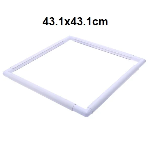 43.1x43.1cm DIY Набор для вышивки крестиком инструмент для шитья инструменты для рукоделия квадратная форма пластиковая рамка аксессуары для шитья инструменты для рукоделия - Цвет: 43.1x43.1cm