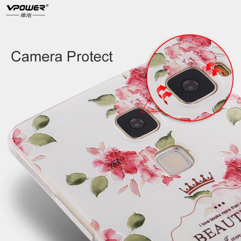 VPOWER для huawei mate S силиконовый чехол ТПУ 3D рельефная живопись стерео ощущение