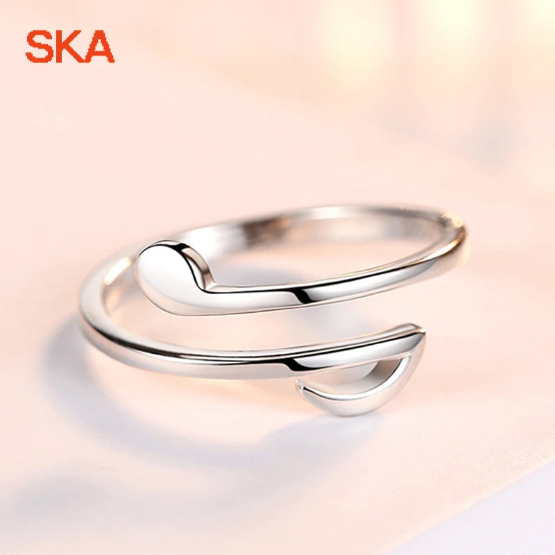 SK Anelli лаконичное женское кольцо с музыкальной нотой Anillos Mujer модные ювелирные