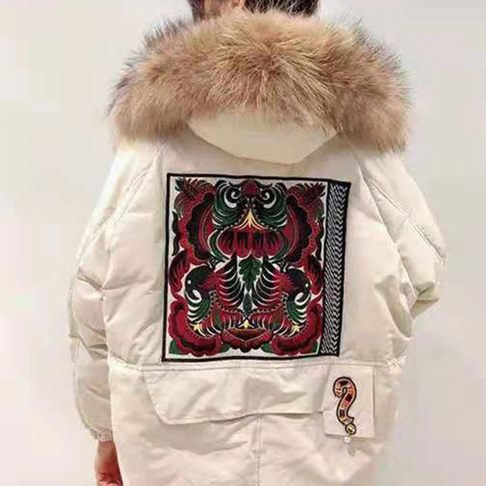 2 шт. большая модная вышивка Lucky Beast Patches пришивная футболка куртка значок