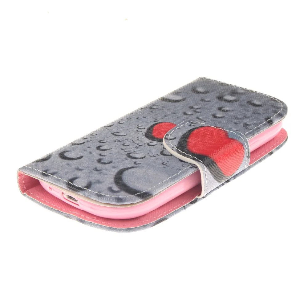 Fundas телефон кожаный чехол флип для Coque Samsung Galaxy S3mini i8190 Мода окрашен Крышка S3 мини