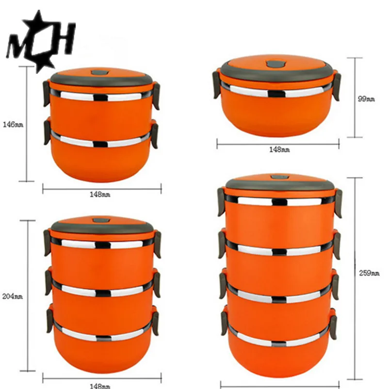 Новинка 2016 набор посуды для супа Ланч бокс из нержавеющей стали