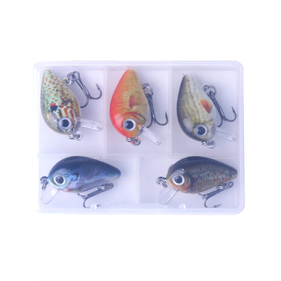 LSTACHi 5 шт./компл. Crankbait наживка воблер искусственная приманка гольян плавающая