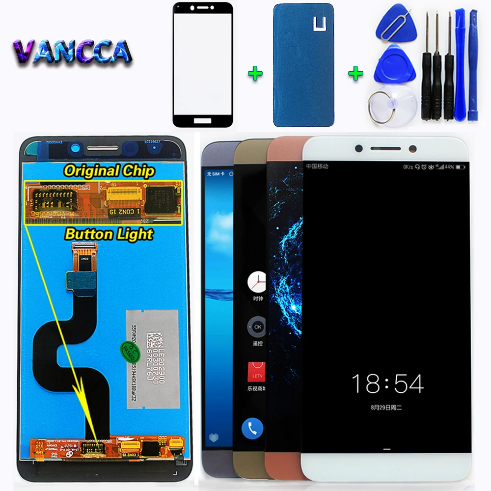 Vancca ЖК Дисплей для X520 X526 X527 X522 X621 Сенсорный экран LeTV Le 2 Leeco X620 планшета Ассамблеи