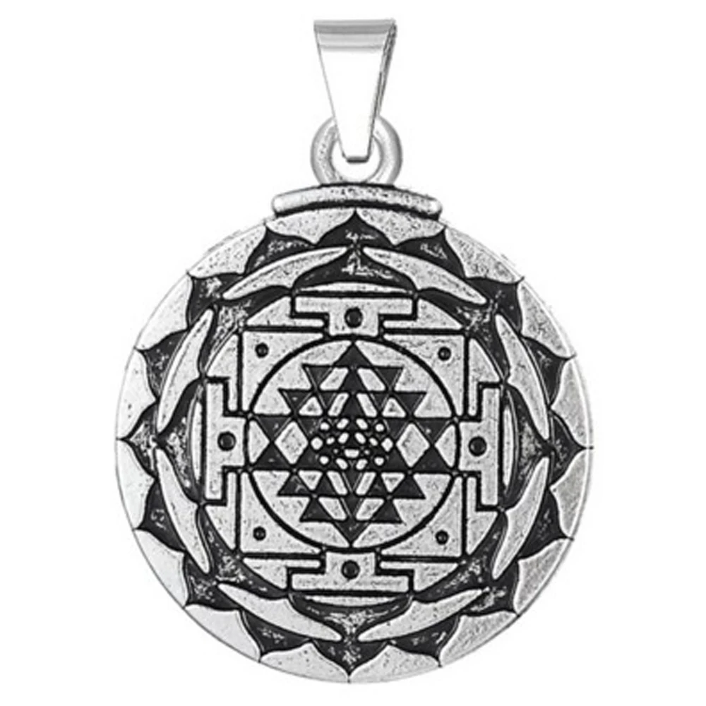 Chakra 3rd Eye индийская богиня для йоги Sri Yantra Wicca подвеска с подвеской на клипсе |