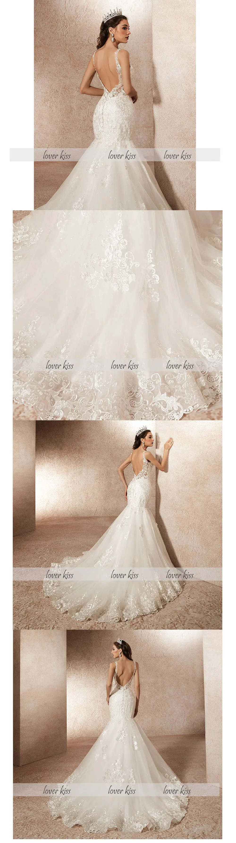 Lover Kiss Vestidos De Noiva хиппи с v-образным вырезом шикарное свадебное платье с вырезом на спине сексуальное морское праздничное кружевное свадебное платье халат в стиле бохо mariage
