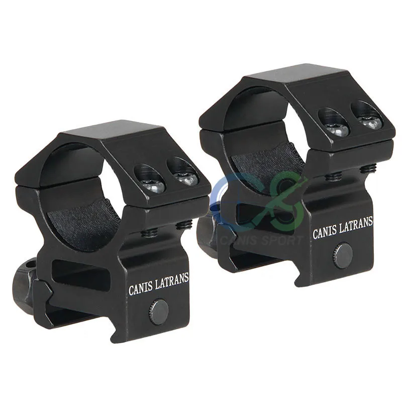 Canis Latrans Scope Mount для 1 дюймовых труб 21 2 мм Rail Picatinny Weaver кольца среднего профиля (набор