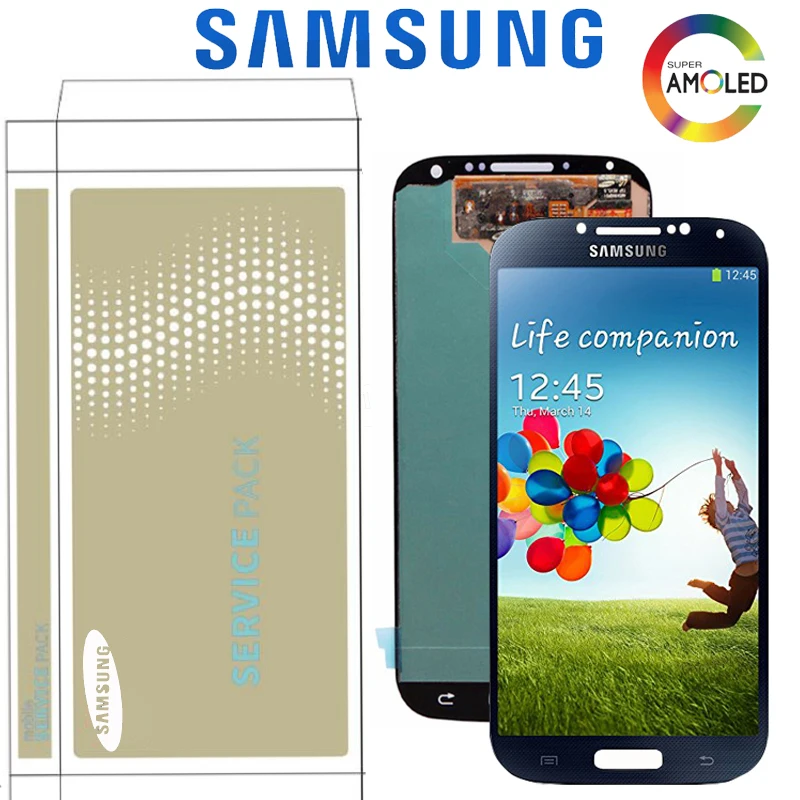 Original 5.0'' Super AMOLED LCD For SAMSUNG Galaxy S4 i9505 i9500 i9506 i9515 Touch Screen Digitizer Replacement Repair | Мобильные