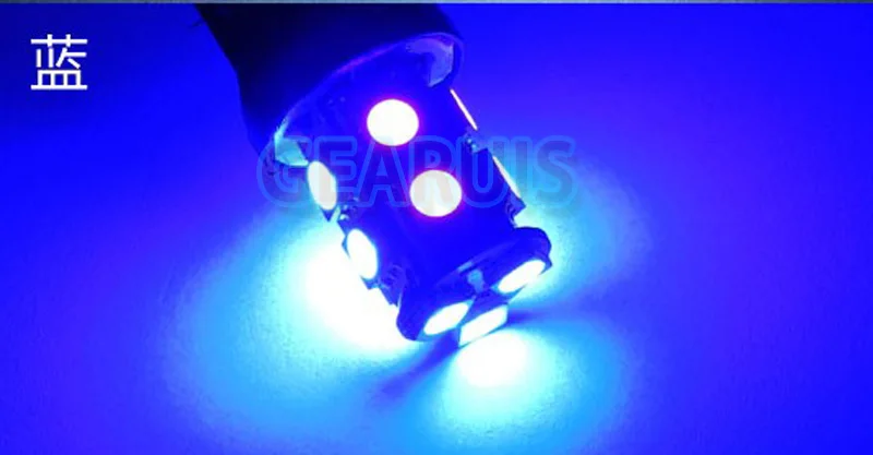 50X S25 1156 BA15S 13 SMD 5050 Автомобильная светодиодная лампа для сигнала поворота заднего
