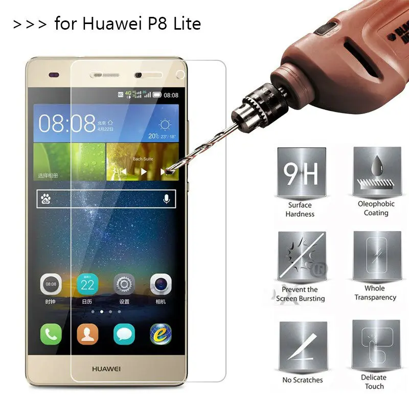 9H Премиум Закаленное стекло Защитная пленка для экрана Huawei P8 Lite 2017 Nova lite 5 2