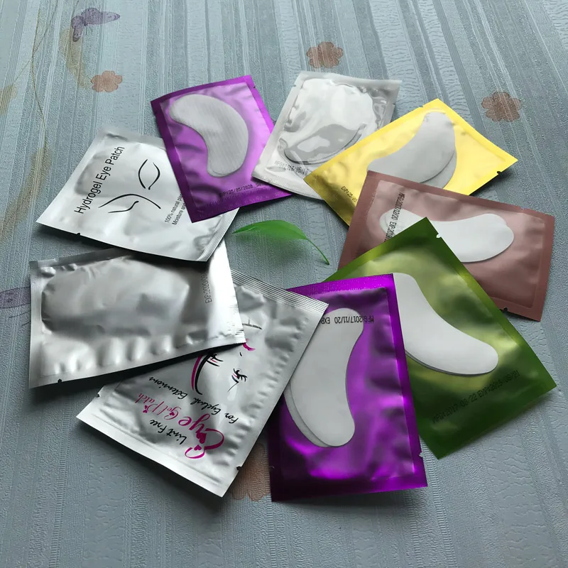 1000 пар коллагеновых патчей для наращивания ресниц накладки наклейка обертывания