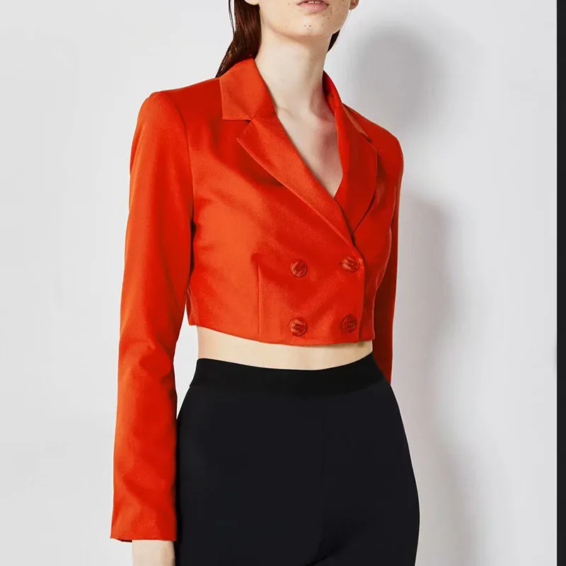 Женский короткий Блейзер с длинным рукавом Heydress уличный костюм женские костюмы