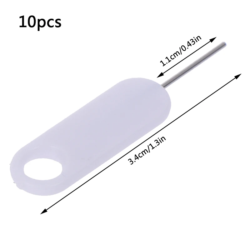 

10Pcs Sim Card Tray Removal Pin Eject Opener Tool for Smartphones Tablets