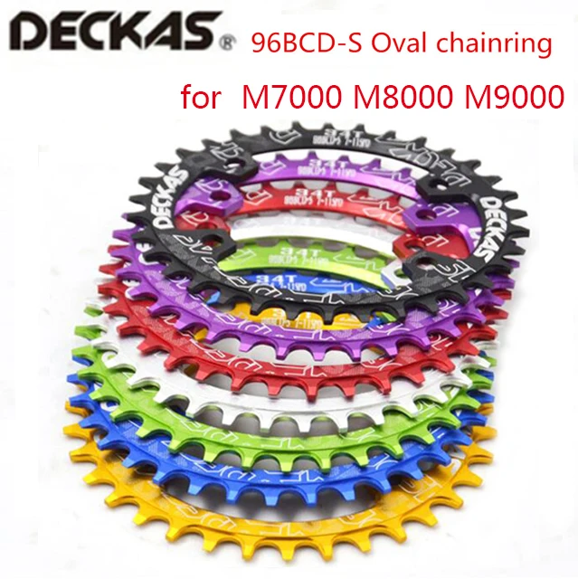 Звездочка Deckas овальная 96BCD для горного велосипеда детали зубьев короны M7000 M8000 M4100