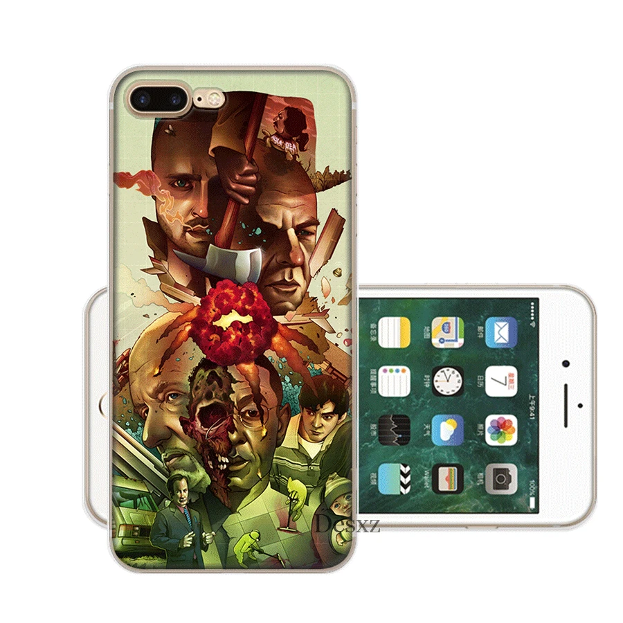 Desxz разбивающий плохой мобильный телефон чехол для iPhone 6 6s 7 8 Plus 11 Pro X XS Max 5 5S SE