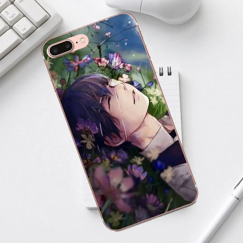 Чехлы Qdowpz Tokyo Ghoul Kaneki для Galaxy Alpha Core Prime Note 4 5 8 S3 S4 S5 S6 S7 S8 S9 mini edge Plus|Бамперы| |