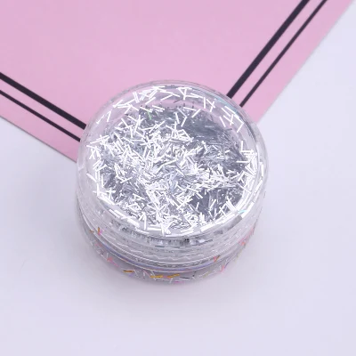 Горячая 20 г 0 5*4 3d полосы блестки для одежды свадьбы и ногтей diy украшения 12 цветов