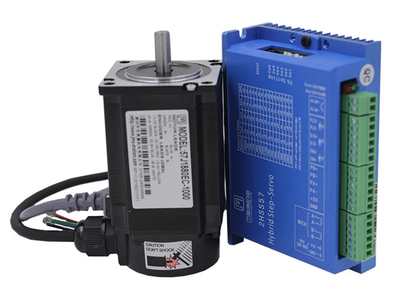 2 Фаза NEMA23 2Nm 283ozf.in комплект шагового серводвигателя с замкнутым циклом JMC 2HSS57 +
