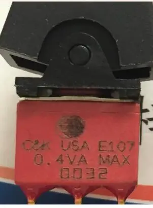 Бесплатная доставка 2 шт./лот оригинальный переключатель США E107 изогнутая ножка 0