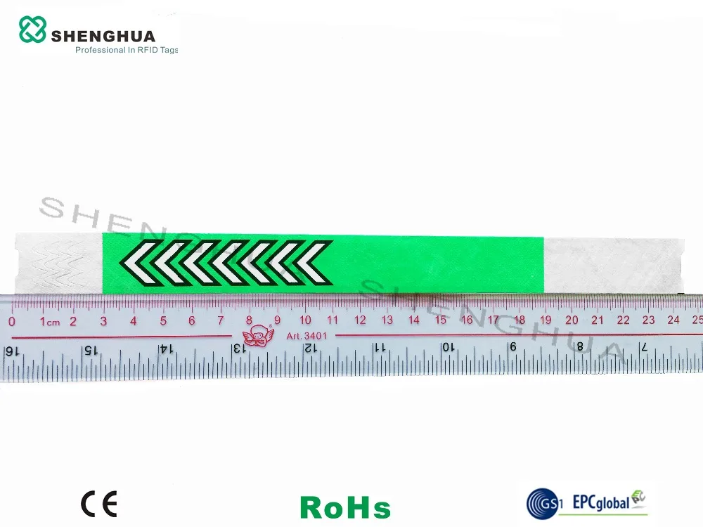 200 шт. низкая стоимость EPC класс 1 GEN2 Настройка доступных браслетов RFID метки