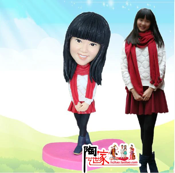 Новый год f подарки на заказ фигурка из фото день рождения свадьбы Рождественское