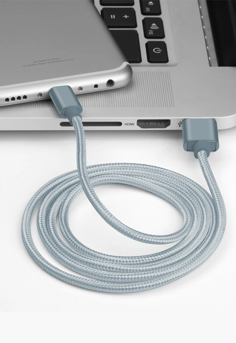 USB кабель с нейлоновой оплеткой для мобильного телефона, Micro usb type-C кабель для зарядки iPhone X 6 6s 7 8 ipad samsung 6 Кабели для зарядки