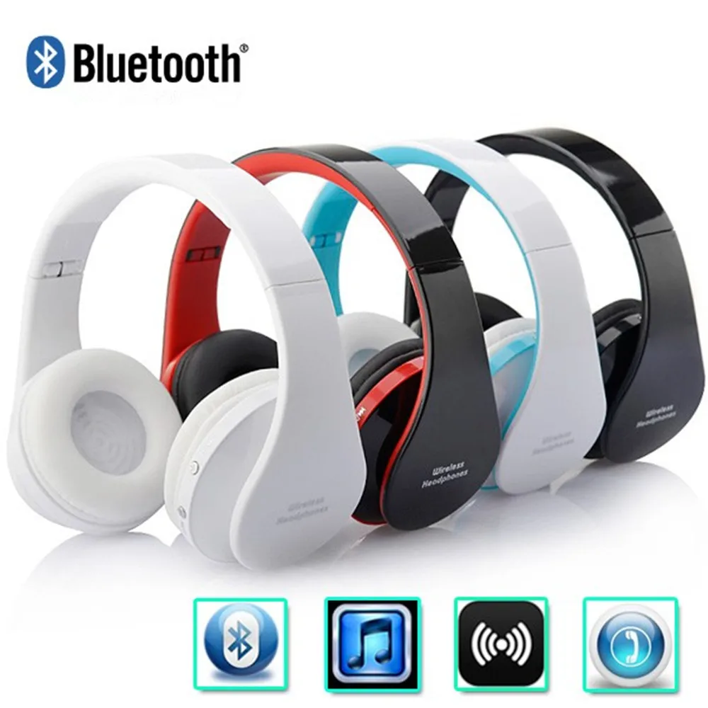 Спортивные HIFI беспроводные Bluetooth наушники Складные стерео портативные Handsfree Mic