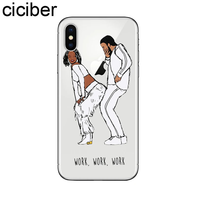 ciciber Beyonce Rihanna Coque For Apple iPhone 7 Case 8 6S Plus X XR XS Max Phone for iphone 11 Pro 5 5S Soft TPU Cover |