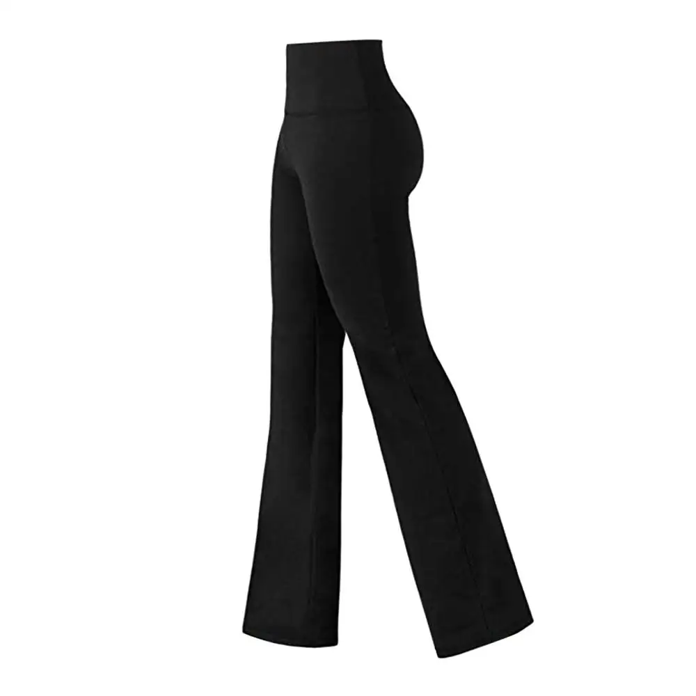

2019 NEW pants women high waist Spandex Gym Seamless Leggings Casual Spliced Wide leg Waist Belly Control Training Leggings AD