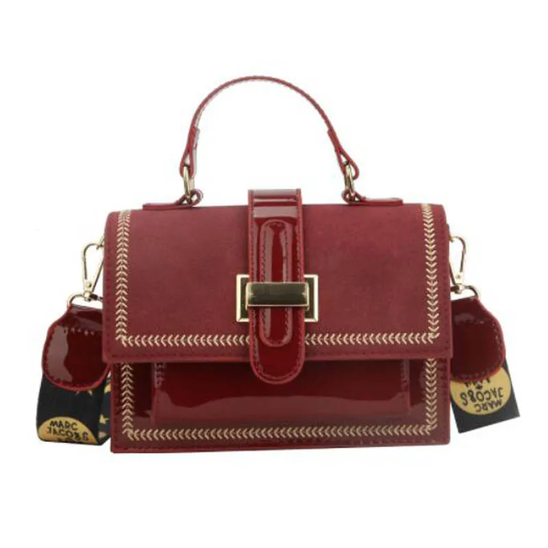 

Ruique Girls Individuality Vintage Style Crossbody Bag Women High Quality Street Fashion Messenger Bag Office Lady Business Bags