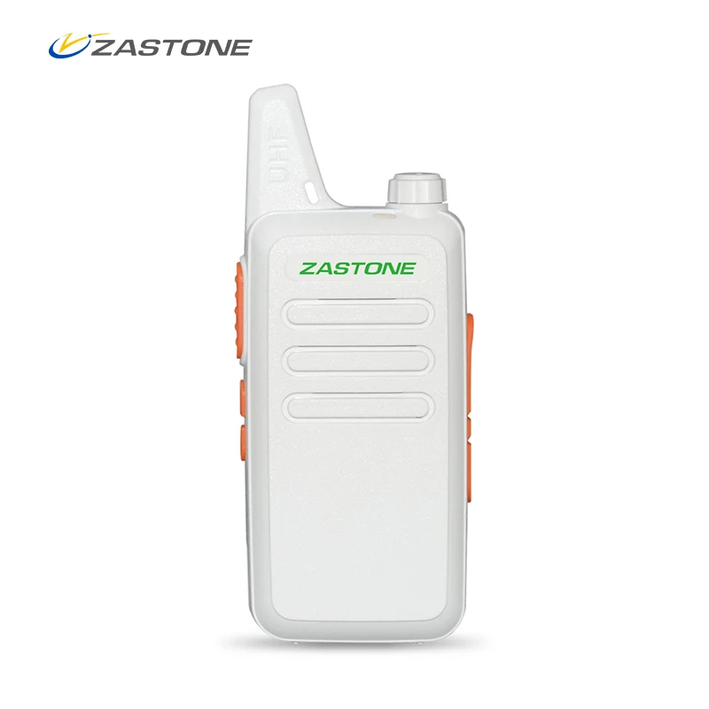 white radio Zastone X6 UHF 400-470 МГц мини-радио портативное двустороннее коммуникационное оборудование Портативная рация с кабелем гарнитуры ZT-X6 - Цвет: white radio