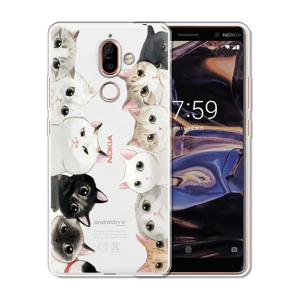 XNH29 Стильная футболка с изображением персонажей видеоигр чехол для Nokia для девочек 2, 3, 4, 5, 6, 7, Мягкая силиконовая задняя крышка для Nokia 2,1 2,2 3,1 3,2 4,2 5,1 6,1 7,1 плюс Чехол - Цвет: XNH29