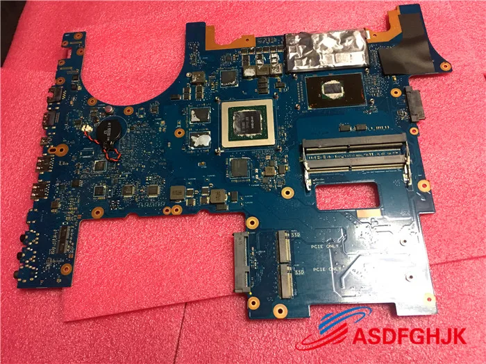 Оригинальная материнская плата для ноутбука ASUS G752VY системная с фонариками и GTX980M