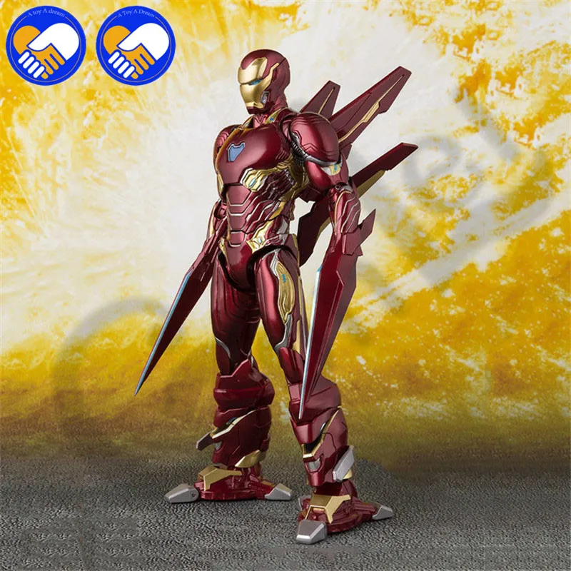Набор из нано оружия Мстители 4 Ironman MK50 бесконечная игра военные фигурки игрушки