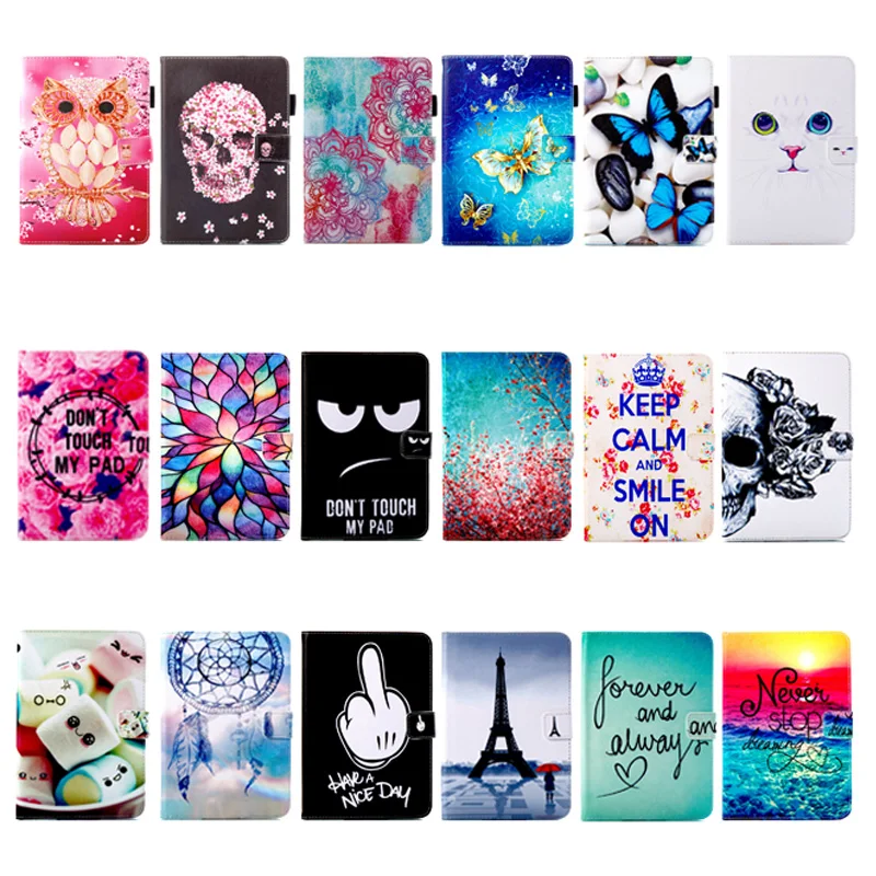 Ikasefu искусственная кожа Coque Fundas для мини IPad Mini 5 ТПУ силиконовый назад выложить