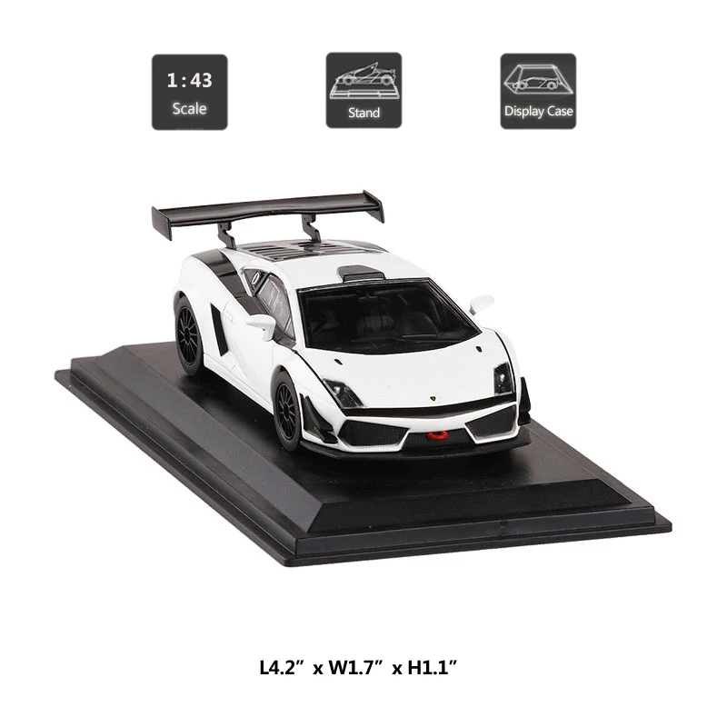 HOMMAT моделирования 1:43 Gallardo LP600 + 2011 Supercar модель автомобиля сплава литья под