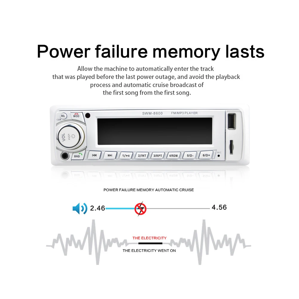 Автомагнитола 12 В автомобильный радиоприемник Bluetooth 1 din стереоплеер телефон MP3