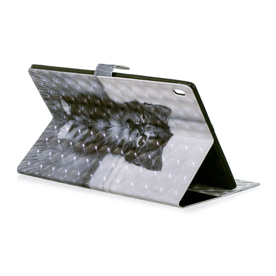 3D печать из искусственной кожи чехол для lenovo Tab 4 10 TB-X304F/L/N 10,1 дюймов Чехол для TAB 4 10 Plus 10,1 TB-X704F/N Чехол+ пленка+ ручка