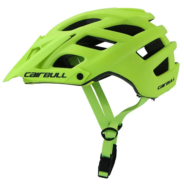 Новинка CAIRBULL велосипедные шлемы EPS Ultralight Interally Molded Aerodynamic велосипедные шлемы съемный козырек велосипедный шлем для мужчин - Цвет: green