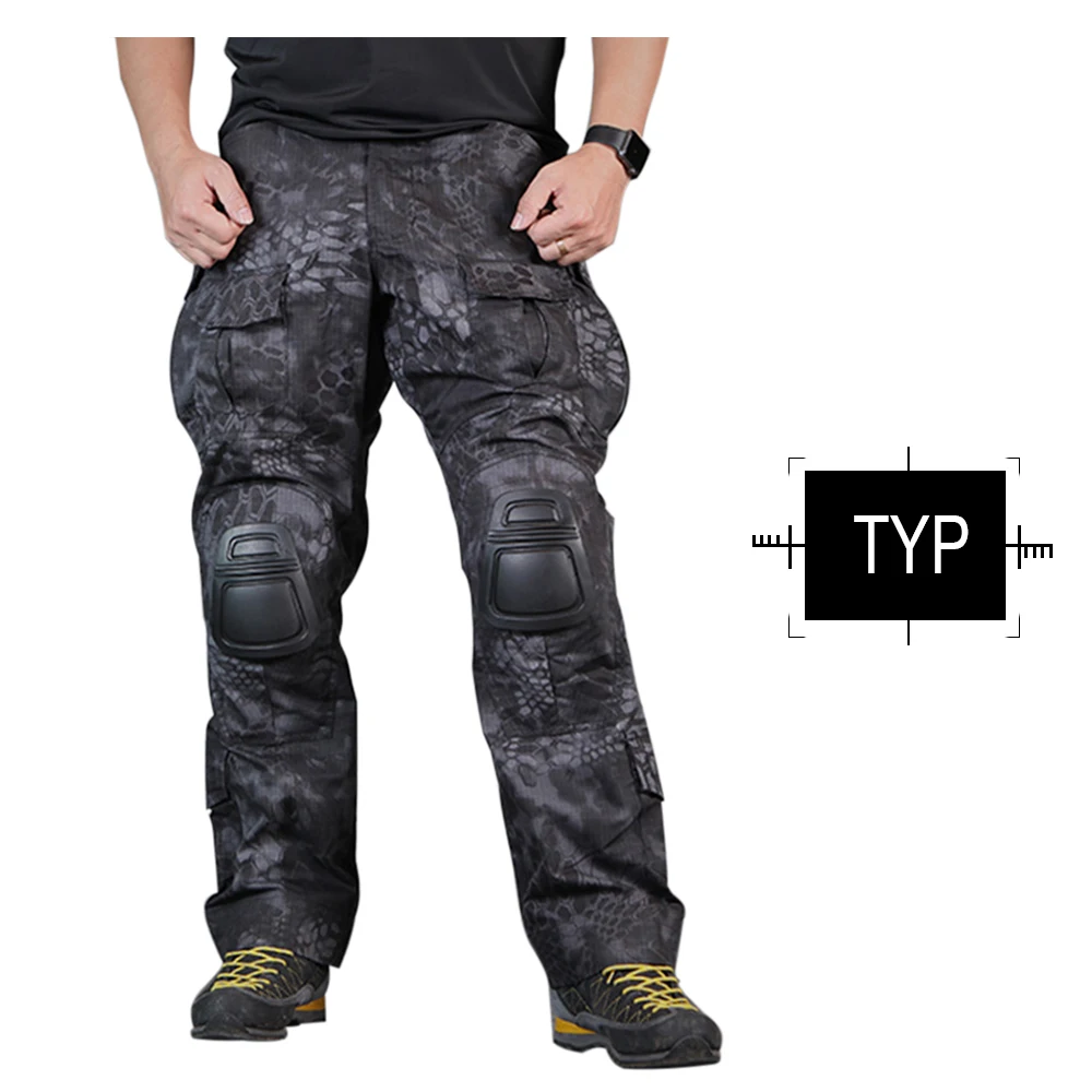 Emerson Gen3 армейские брюки Тактическая Охота, страйкбол армейские брюки Airsoft штаны с наколенниками TYP EM7036