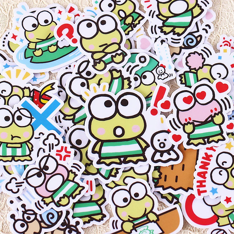 40 шт kawaii милые самодельные большие лягушки Скрапбукинг наклейки/декоративные