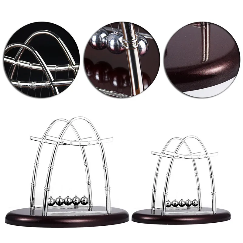 Новый дизайн Newtons Колыбель весёлые стальные балансирующие шарики Физика Наука