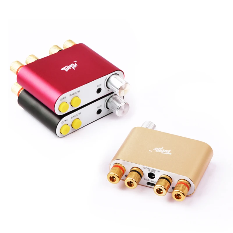 Tulun play AMP100 2 канала 100 Вт Bluetooth усилитель Цифровые усилители аудио hifi стерео TPA3116D2 amp
