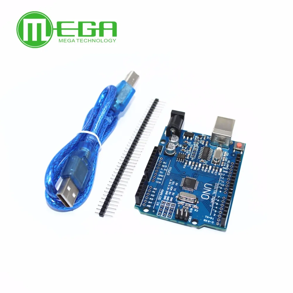 5 компл./лот UNO R3 MEGA328P CH340G с помощью usb-кабеля(совместимый