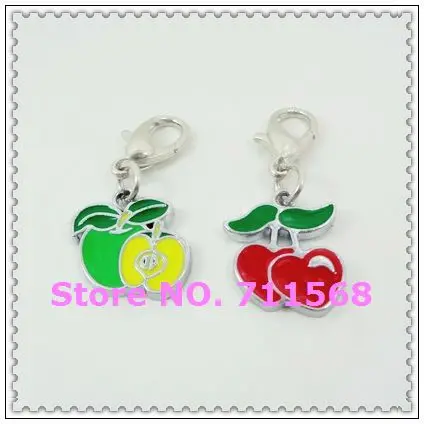 Подвеска Зеленое яблоко вишня-подвеска для самостоятельного изготовления