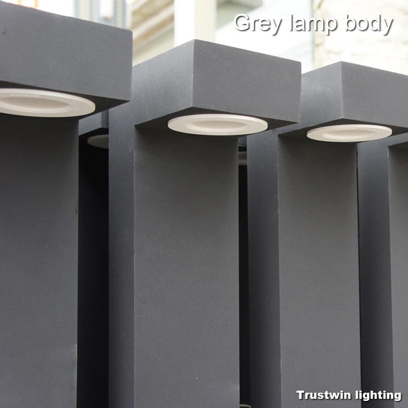 4 шт./лот 7 формы столб Боллард Светодиодная лампа вилла сад стоячий свет