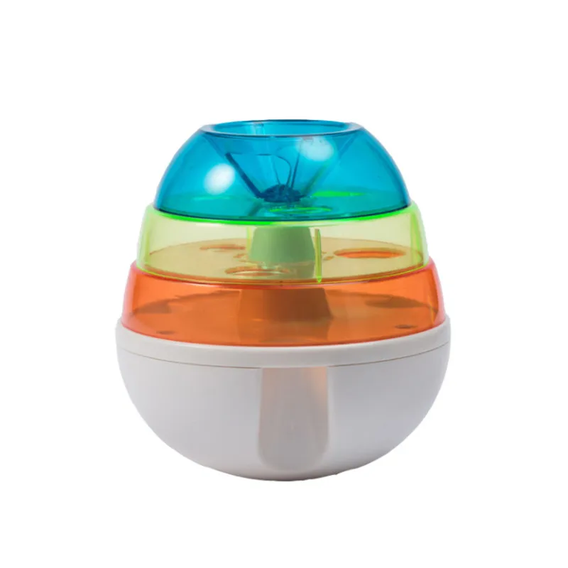 Pet Tumbler протекающая игрушка кошки собаки тренировка IQ автоматически утечки еды