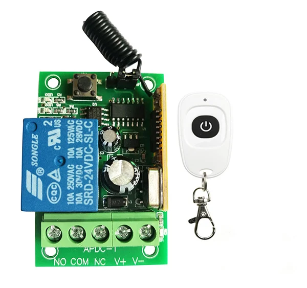 Новый DC12V 24V 1 CH 1CH RF Беспроводной переключатель системы дистанционного управления