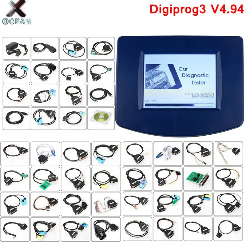 Digiprog 3 Полный комплект III с кабелем OBD2 чипом FTDI инструмент для коррекции одометра