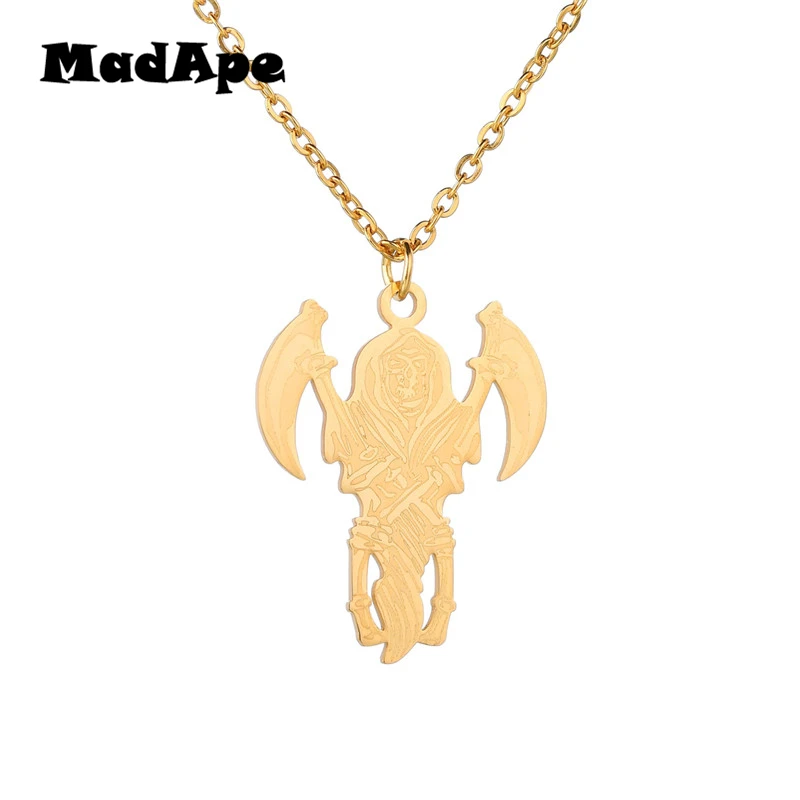 Женская цепочка MadApe из нержавеющей стали серебристого цвета золотистого